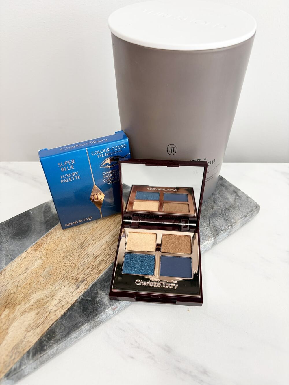 NEW Charlotte Tilbury Luxury Eyeshadow Palette in Super Blue